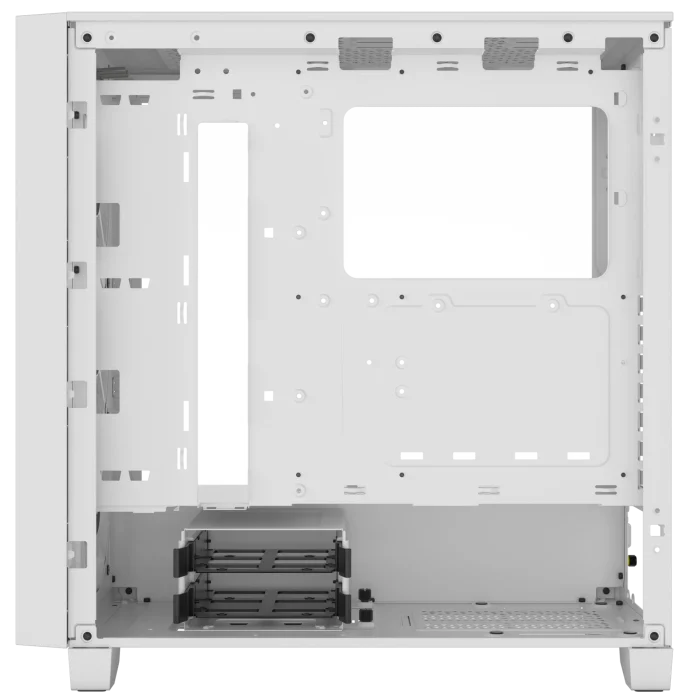 3000D RGB AIRFLOW White Mid-Tower PC Case; 2x 3.5'' |  2x 2.5'' Drive Bays; Up to 360mm Radiator compatible; 3x 120mm fan incl - Image 18