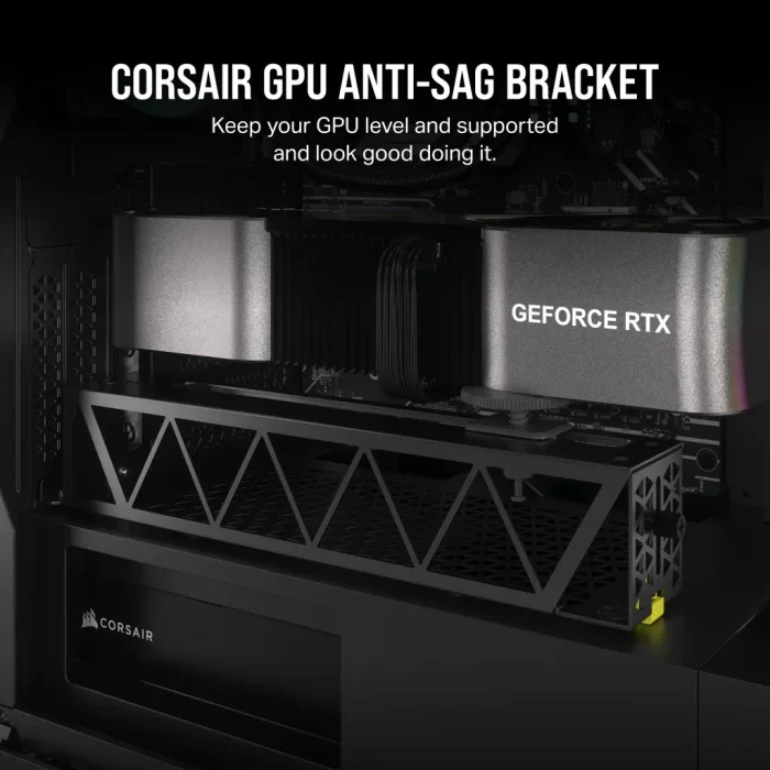 Cooler Master GPU Anti-Sag Bracket | Universal Fit | Adjustable Height | Easy Install | Sleek Black Design - New - Image 10