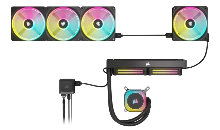 Corsair iCUE LINK QX120 RGB | 120mm PWM Fan | RGB Lighting | iCUE LINK Ecosystem - New - Image 5