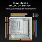 Corsair 5000D RS Mid-Tower Case | 4x RS 140mm PWM Fans | 2x 2.5" Bays | 1x 3.5" Bay - New - Image 9