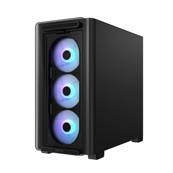 ASUS A23 Plus TG ARGB | Mid-Tower mATX/Mini-ITX | Tempered Glass | ARGB Lighting | 4x 120mm Fans - New - Image 8