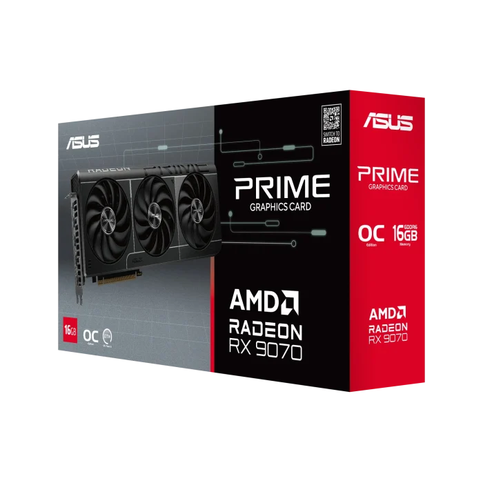ASUS Prime RX9070 | AMD Radeon RX 9070 | 16GB GDDR6 | PCIe 5.0 | 256-bit - New - Image 11