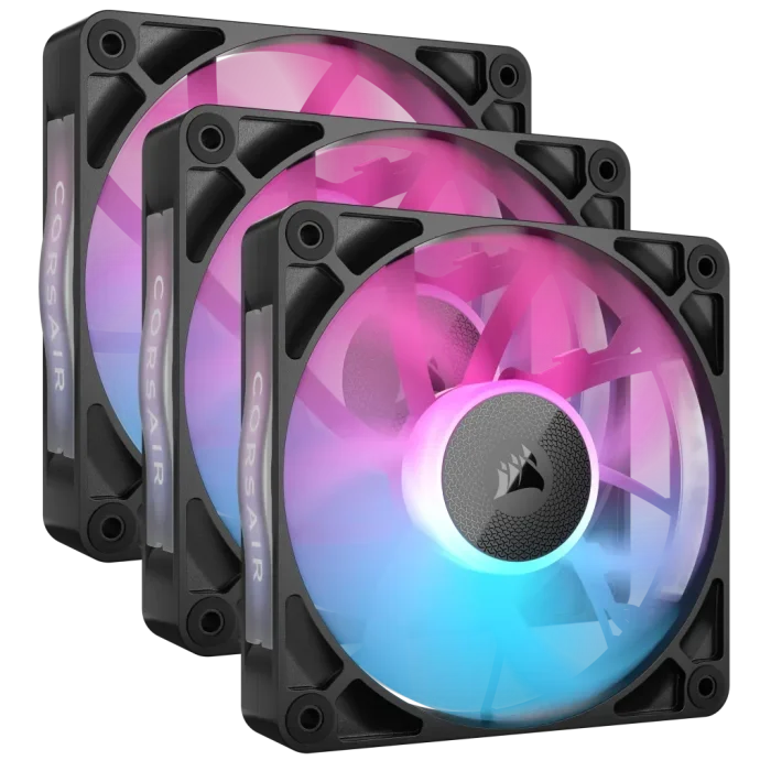 Corsair iCUE LINK RX120 RGB | 120mm Fan | Triple Pack | PWM Control | RGB Lighting - New - Image 14