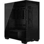 3500X Tempered Glass Black Mid-Tower PC Case; 2x 3.5'' |  2x 2.5'' Drive Bays; Up to 360mm Radiator compatible - Image 9