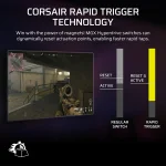 Corsair VANGUARD PRO 96% | Hall Effect Gaming Keyboard | MGX Hyperdrive Switches | Full RGB - New - Image 9