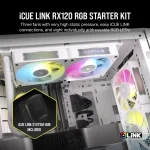 Corsair iCUE LINK RX120 RGB | 120mm Fan | White Triple Pack | PWM Control | RGB Lighting - New - Image 15