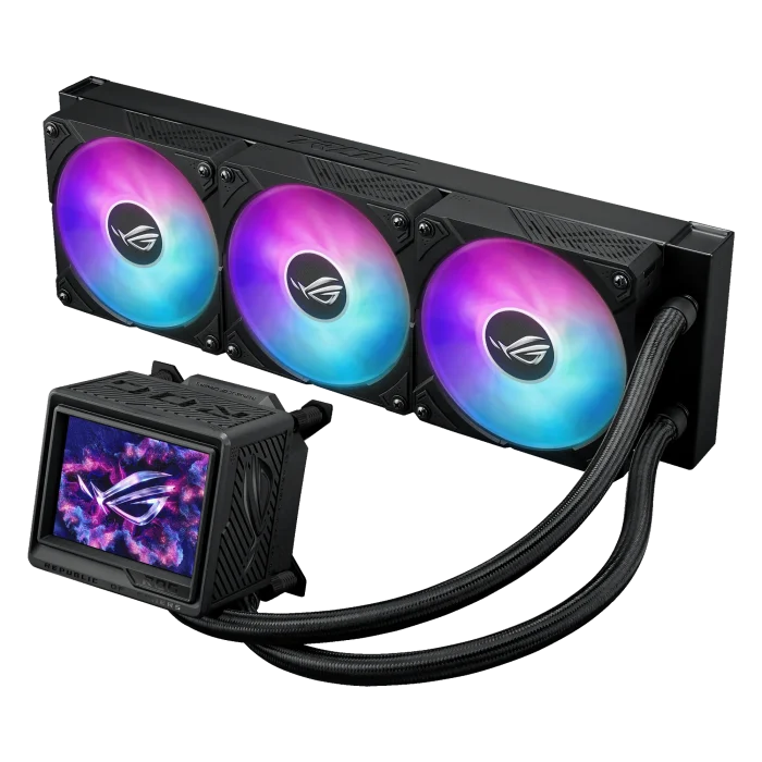 ASUS ROG Ryujin III 360 ARGB Extreme | 360mm AIO Liquid Cooler | 3x 120mm Fans | 2800 RPM | Copper CPU Block - New - Image 12