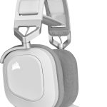 Corsair HS80 RGB Wireless | Premium White | Spatial Audio | 50mm Drivers | Omni-Directional Mic – New