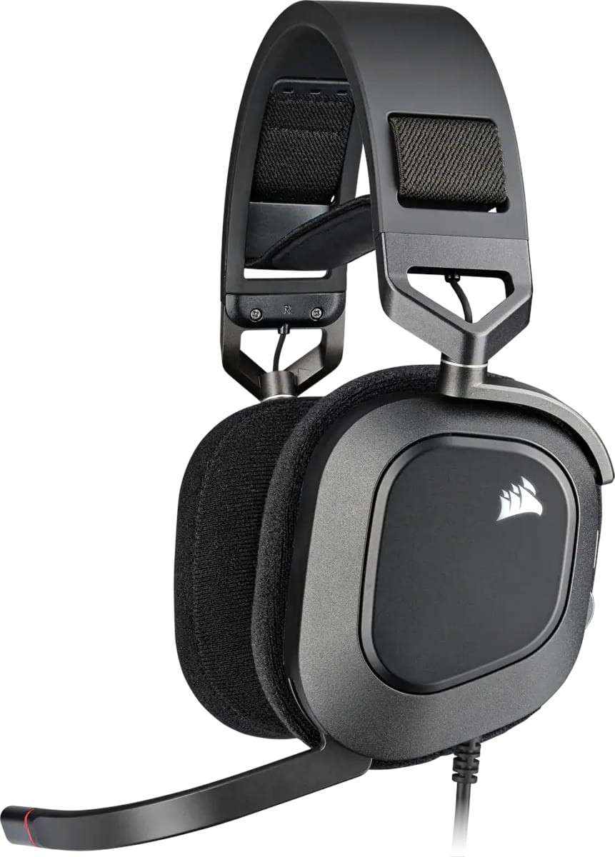 ca-9011237-ap_4_ Corsair HS80 RGB USB | Premium Gaming Headset | 7.1 Surround Sound | Carbon – New