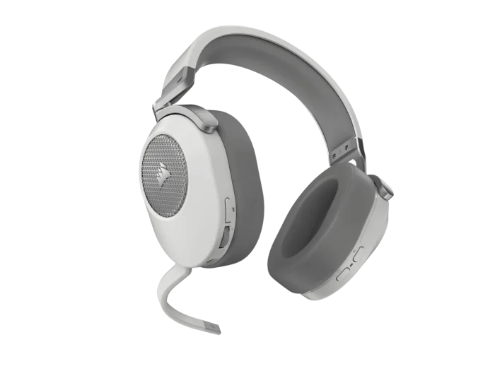 Corsair HS65 Wireless | Premium White | 50mm Audio Drivers | Omnidirectional Mic - New - Image 2