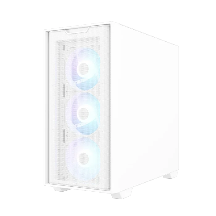 ASUS A21 Plus TG ARGB | Micro-ATX / Mini-ITX | Tempered Glass | 4x ARGB Fans | White - New - Image 11