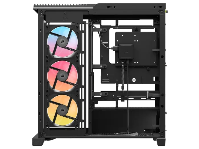 Corsair FRAME 4500X RS-R | ARGB Panoramic Glass | Mid-Tower PC Case | 3x RS120-R ARGB Fans - New - Image 2