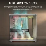 Corsair AIR 5400 LX-R RGB | iCUE LINK Triple Chamber | Mid-Tower PC Case | 3x Fans Included - New - Image 9