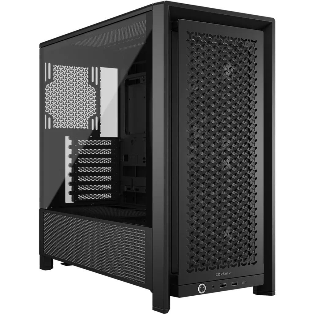 cc-9011312-ww_cq43 Corsair 4000D RS | Mid-Tower ATX | 2x 3.5″ + 2x 2.5″ Drive Bays | 360mm Radiator Support | 3x RS Fans Included – New