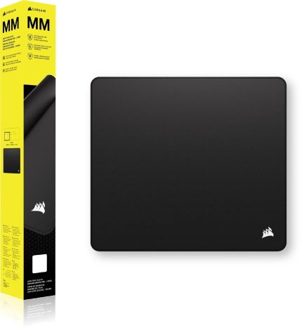 Corsair MM Anti-Fray Cloth Gaming Mouse Pad | Large | Anti-Fray Stitched Edges | Optimised Cloth Surface | Non-Slip Rubber Base – New