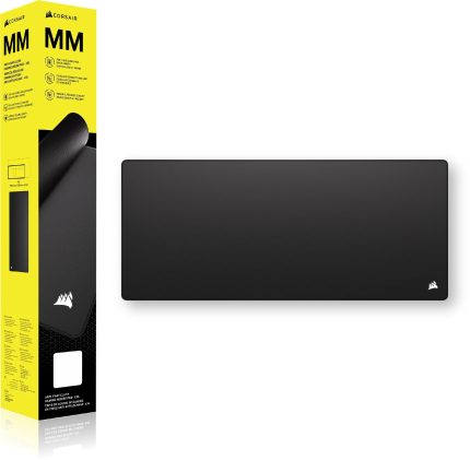 Corsair MM Anti-Fray Cloth Gaming Mouse Pad | Medium Size | Anti-Fray Stitching | Smooth Cloth Surface | Non-Slip Base – New