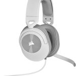 Corsair HS55 Stereo Headset | 50mm Audio Drivers | Omnidirectional Mic | On-Ear Controls – New
