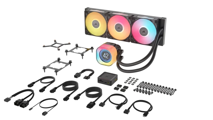 Corsair iCUE LINK TITAN 360 RX LCD | 360mm AIO Liquid Cooler | RX120 RGB Fans | Intel LGA1851/1700 | AMD AM5/AM4 - New - Image 10