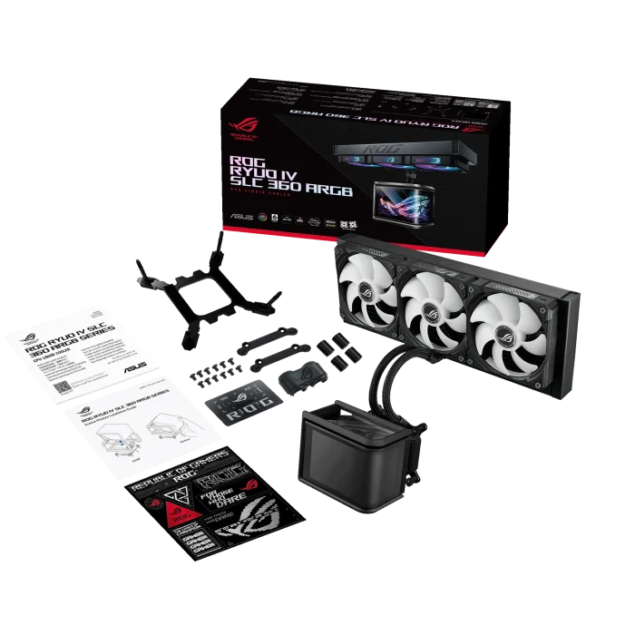 ASUS ROG Ryuo IV SLC 360 ARGB | All-in-One Liquid Cooler | 360mm Radiator | Intel & AMD Compatible - New - Image 19