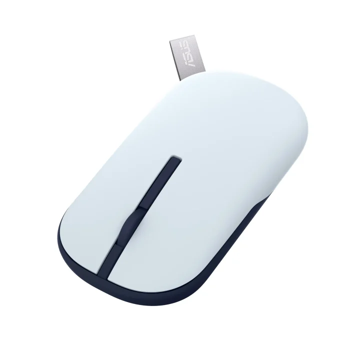 ASUS Marshmallow MD100 | Silent Wireless Mouse | Bluetooth & 2.4GHz | 1600 DPI | Quiet Blue - New - Image 16
