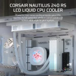 Corsair Nautilus 240 RS LCD | 240mm AIO Liquid Cooler | 2.1" IPS LCD Screen | Dual RS120 Fans - New - Image 10