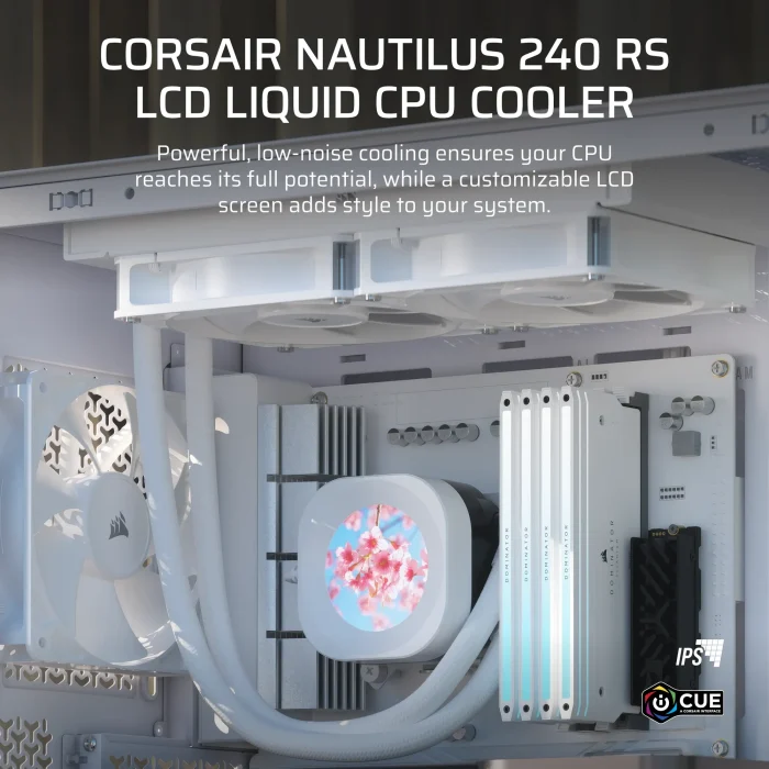 Corsair Nautilus 240 RS LCD | 240mm AIO Liquid Cooler | 2.1" IPS LCD Screen | Dual RS120 Fans - New - Image 10
