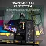 Corsair 4000D RS Wood | Mid-Tower ATX Case | High Airflow | 4x RS Fans | Black & Walnut - New - Image 9