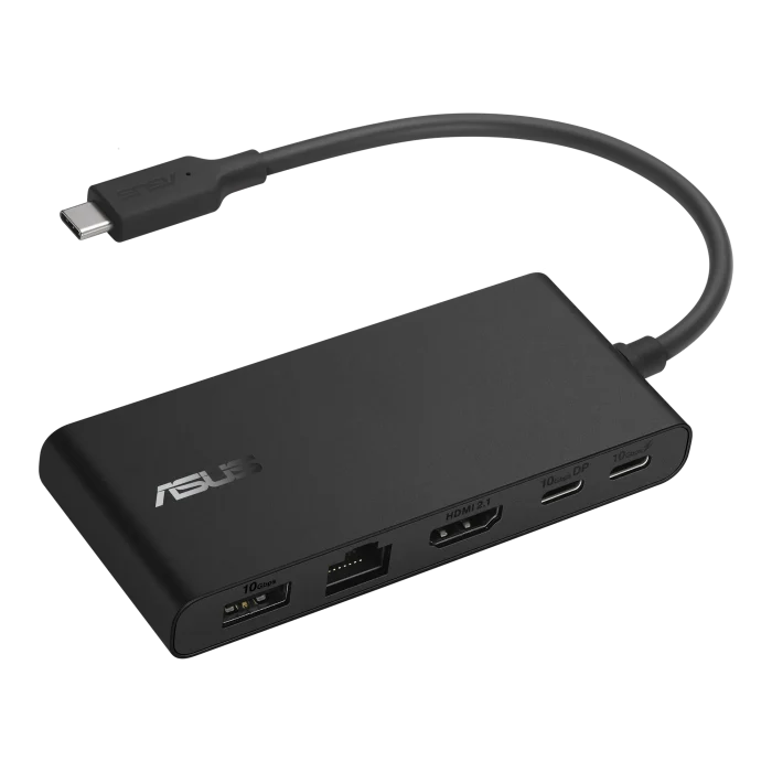ASUS DC201 USB-C Dock | Dual 4K 60Hz | 100W Power Delivery | HDMI 2.1 + DP 1.4 - New - Image 9