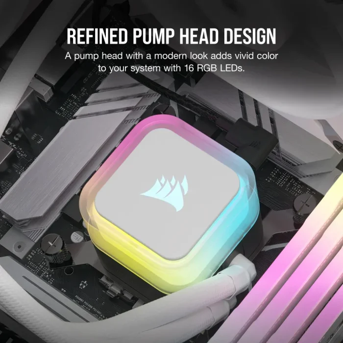 Corsair iCUE H100i ELITE RGB | 240mm Liquid Cooler | RGB Lighting | AMD & Intel Support - New - Image 14