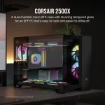 Corsair 2500D Airflow | Mid-Tower Dual Chamber | Up to 360mm Radiator | 2x 3.5'' + 2x 2.5'' Drive Bays - New - Image 26