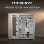 Corsair AIR 5400 LX-R RGB | iCUE LINK Triple Chamber | Mid-Tower PC Case | 3x Fans Included - New - Image 11