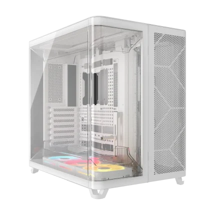 Corsair AIR 5400 LX-R RGB | iCUE LINK Triple Chamber | Mid-Tower PC Case | 3x Fans Included – New