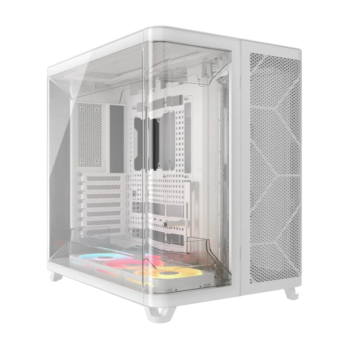 Corsair AIR 5400 LX-R RGB | iCUE LINK Triple Chamber | Mid-Tower PC Case | 3x Fans Included – New