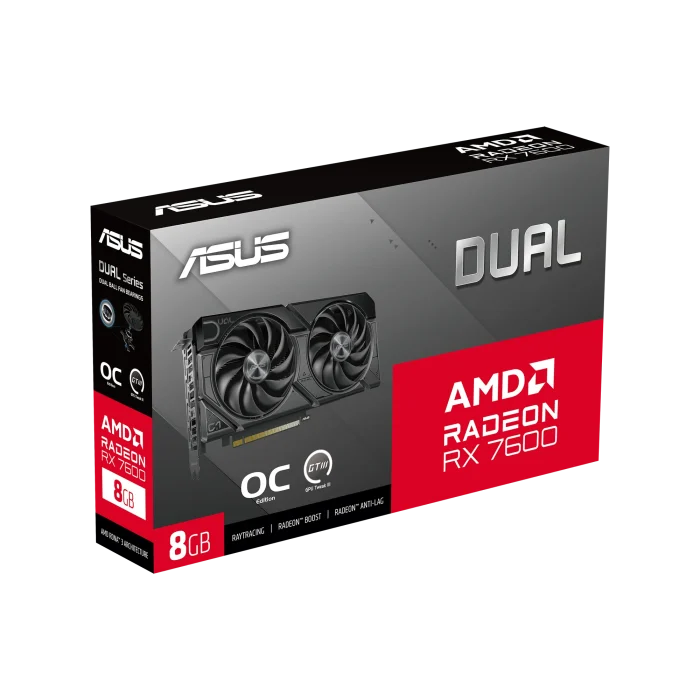 ASUS Dual RX7600 OC EVO | AMD Radeon RX 7600 | 8GB GDDR6 | 128-bit | PCIe 4.0 - New - Image 12