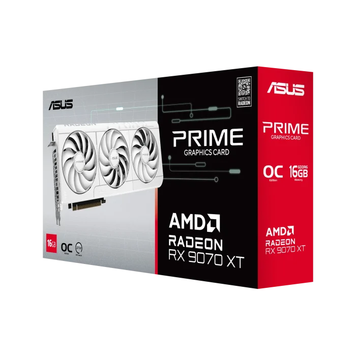 ASUS Prime RX9070XT | AMD Radeon RX 9070 XT | 16GB GDDR6 | PCIe 5.0 | Triple Fan OC - New - Image 13