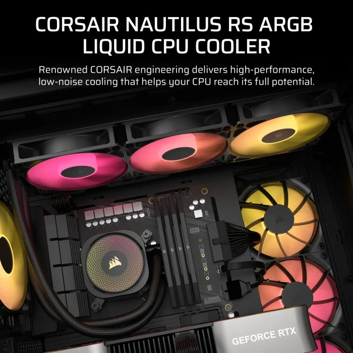 Corsair NAUTILUS 360 ARGB | 360mm Radiator | Liquid CPU Cooler | Intel LGA 1851/1700 | AMD AM5/AM4 - New - Image 18