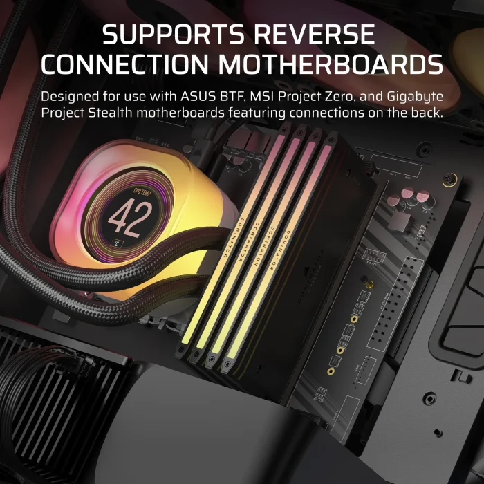 Corsair 5000T Mid-Tower | ATX/EATX/mATX/Mini-ITX | Tempered Glass Side Panel | USB & Audio Front I/O - New - Image 10