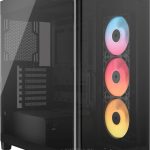Corsair FRAME 4500X RS-R | ARGB Panoramic Glass | Mid-Tower PC Case | 3x RS120-R ARGB Fans – New