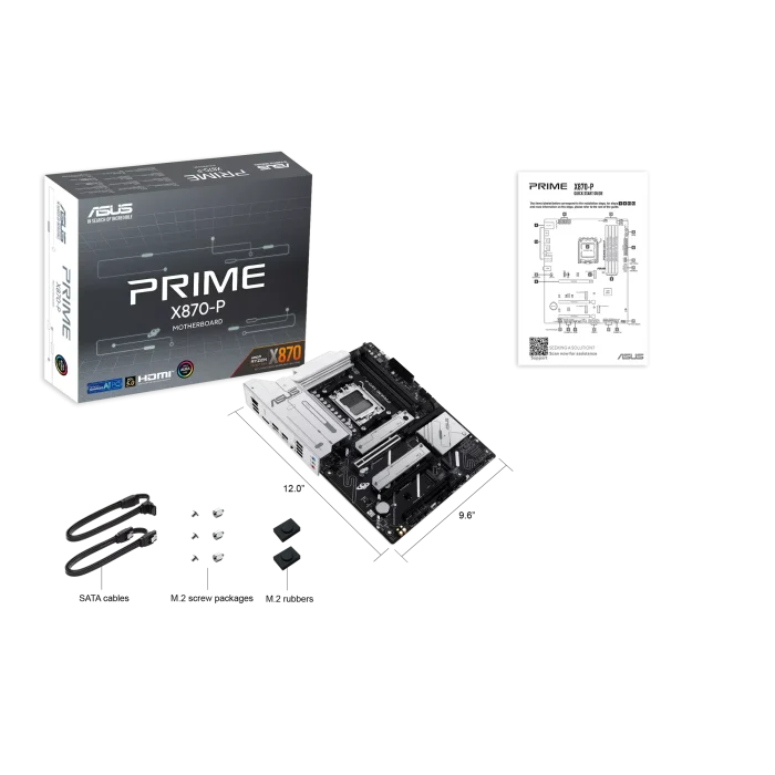 ASUS PRIME X870-P | ATX AM5 Motherboard | DDR5 192GB Max | 4x M.2 NVMe | 2.5GbE LAN - New - Image 9