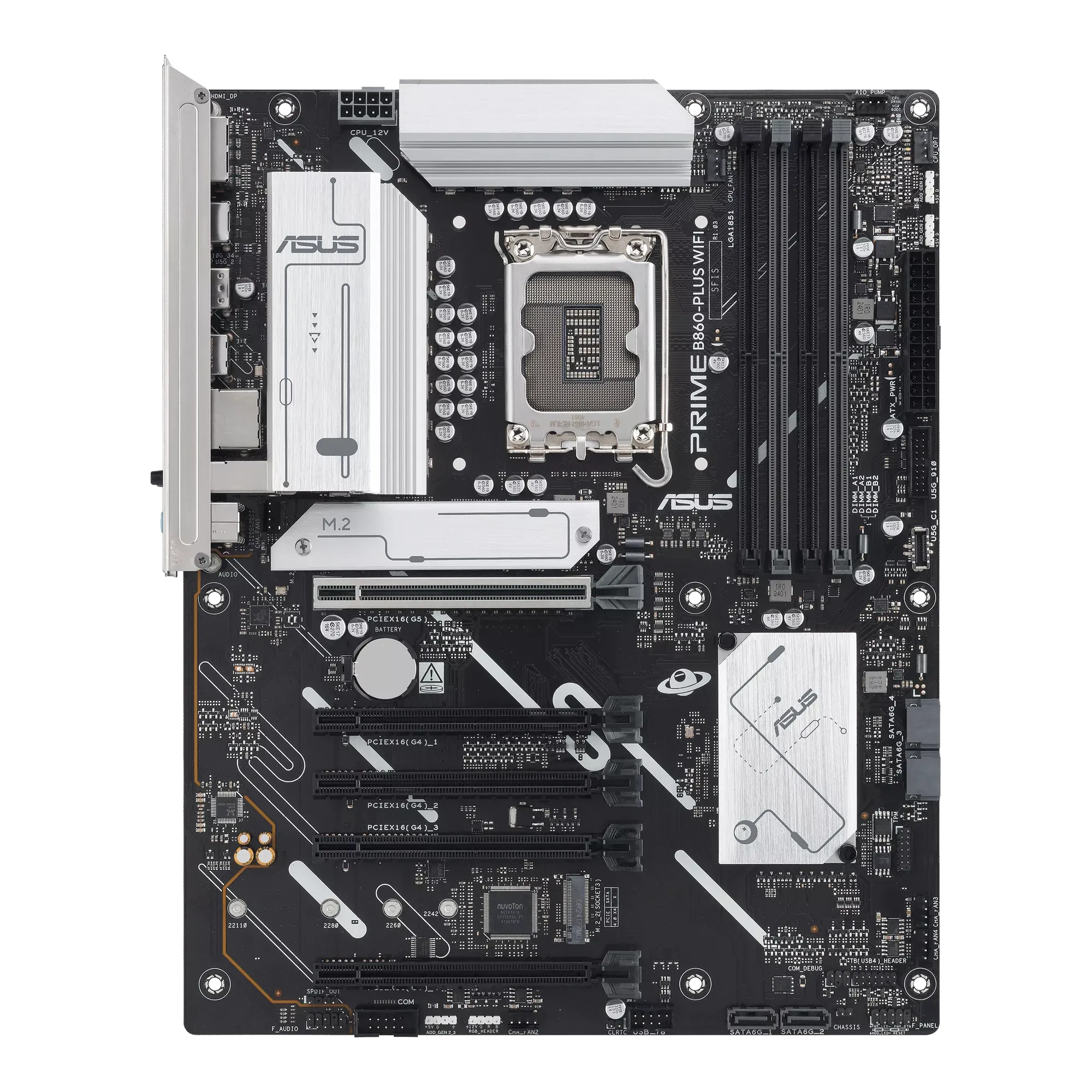 fwebp_5gkm ASUS PRIME B860-PLUS WIFI | ATX Motherboard | LGA1851 Socket | DDR5 256GB Max | Wi-Fi 6E – New