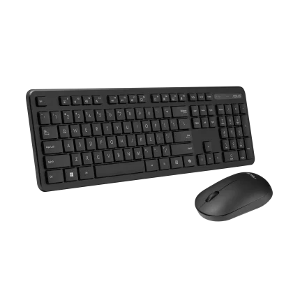 ASUS CW100 | Wireless Keyboard & Mouse Combo | 2.4GHz Wireless | Compact Design | 1000 DPI Mouse – New