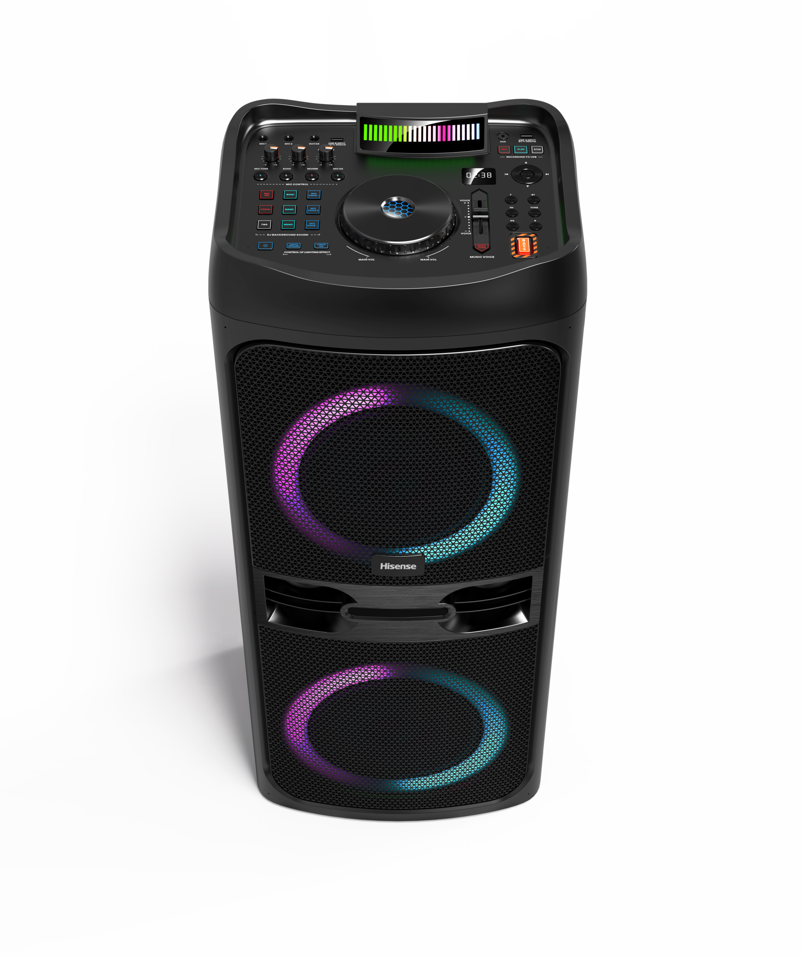 hp300_1_ecommerce_ff71 Hisense HP300 | 400W DJ Party Speaker | Bluetooth | LED Lights | Karaoke Ready – New