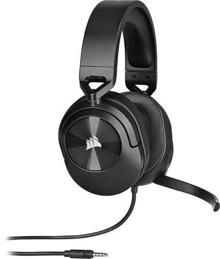 Corsair HS55 Surround | Carbon | 50mm Audio Drivers | Omnidirectional Mic | Analog – New
