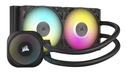 Corsair iCUE LINK TITAN 240 RX RGB | 240mm AIO Liquid Cooler | RX120 RGB Fans | Intel LGA 1851/1700 | AMD AM5/AM4 – New