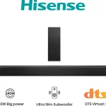 Hisense HS2100 | 2.1 Channel Soundbar | 240W Total Output | Wireless Subwoofer | Dolby Digital – New
