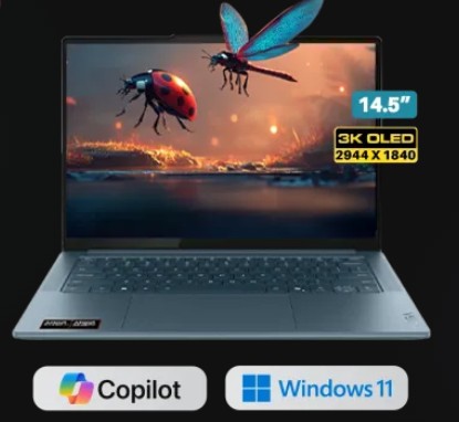 Yoga-Pro7-83LX000KSA Lenovo Yoga Pro 7 | 14.5-inch 3K OLED Touch | AMD Ryzen AI 9 365 | 32GB RAM | 1TB SSD – New